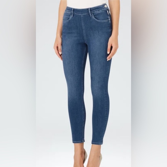 REISS Hedy Side Zip Jeans Size 24 - Picture 1 of 13